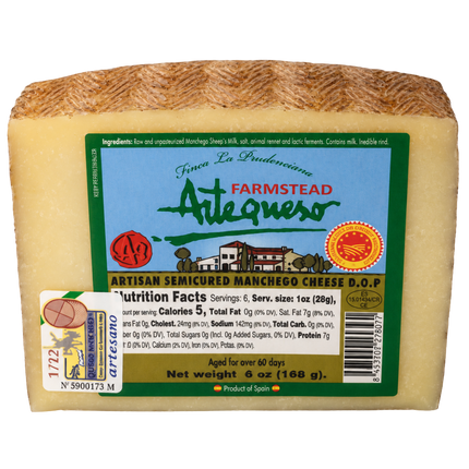 Artequeso Manchego de Granja DOP 250 g