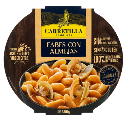 Carretilla Fabada con Almejas 350 g
