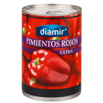 Diamir Pimientos Rojos – Spaanse Rode Paprika 390g