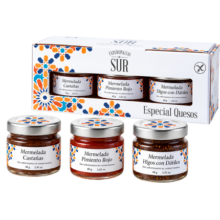 La Molienda Verde Especial Maridaje para Quesos met 3 Spaanse jams voor kaas