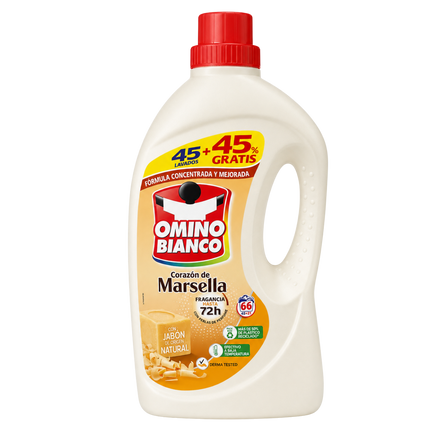 Omino Bianco Corazón de Marsella Wasmiddel – 66 wasbeurten