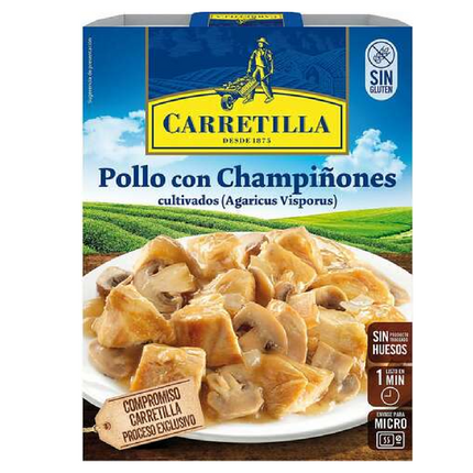 Carretilla Carretilla Kip met Champignons