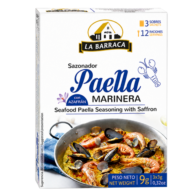 Barraca Paella Kruidenmix Paellero Marinera