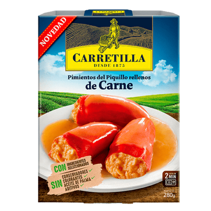 Carretilla Pimientos Rellenos de Carne