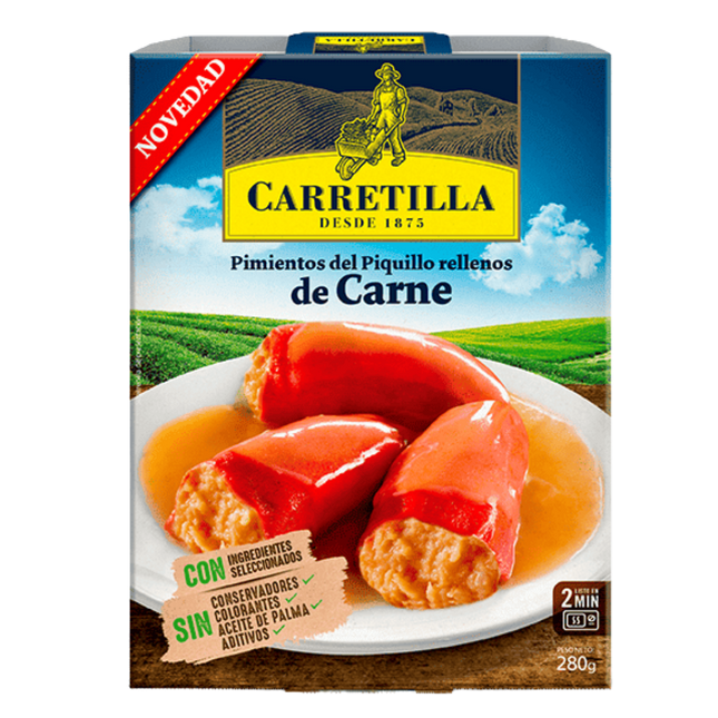 Carretilla Pimientos Rellenos de Carne