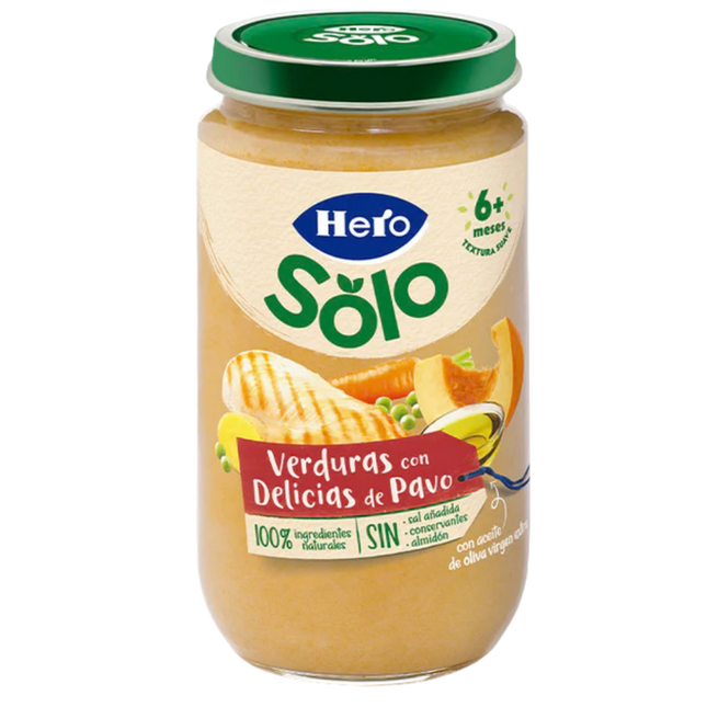 Hero Verduras con Pavo (Groenten met Kalkoen) babyvoeding kopen