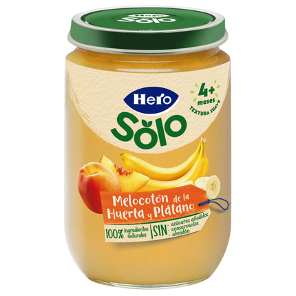 Hero Melocotón de la Huerta y Plátano (Perzik en Banaan) 4m+
