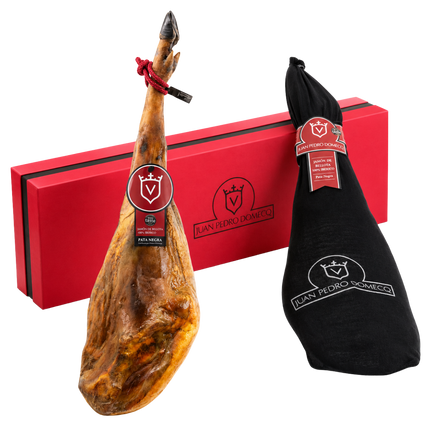 Jamón 100% Ibérico Bellota Pata Negra Domecq 60 maanden – hele ham met been