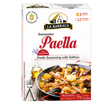 La Barraca Sazonador Paella con Azafrán