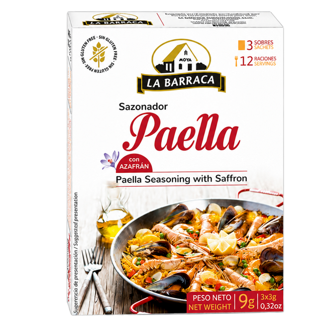 La Barraca Sazonador Paella con Azafrán