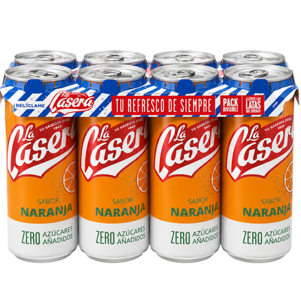 La Casera Naranja 8-pack – 8 x 33 cl