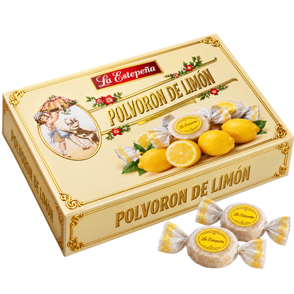 La Estepeña Polvorón de Limón 270 g Spaanse citroenpolvorones met 16% amandel