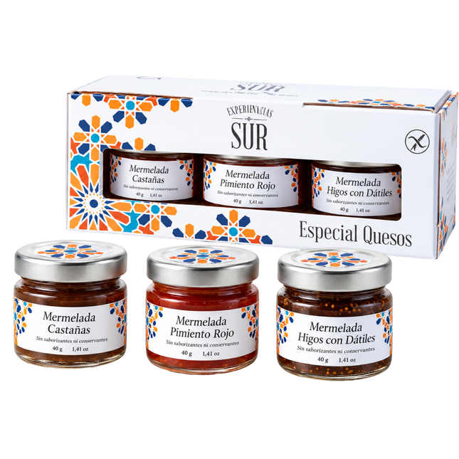 La Molienda Verde Especial Maridaje para Quesos met 3 Spaanse jams voor kaas