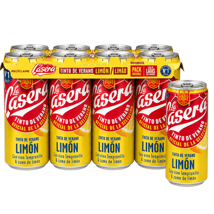 La Casera Tinto de Verano Limón 8-pack