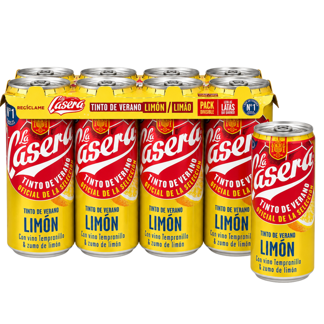 La Casera Tinto de Verano Limón 8-pack