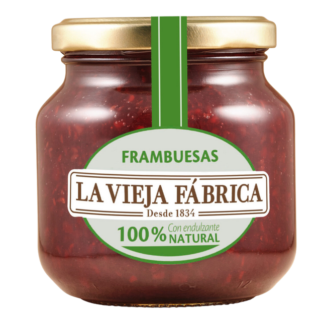La Vieja Fabrica Frambozen Jam Suikervrij