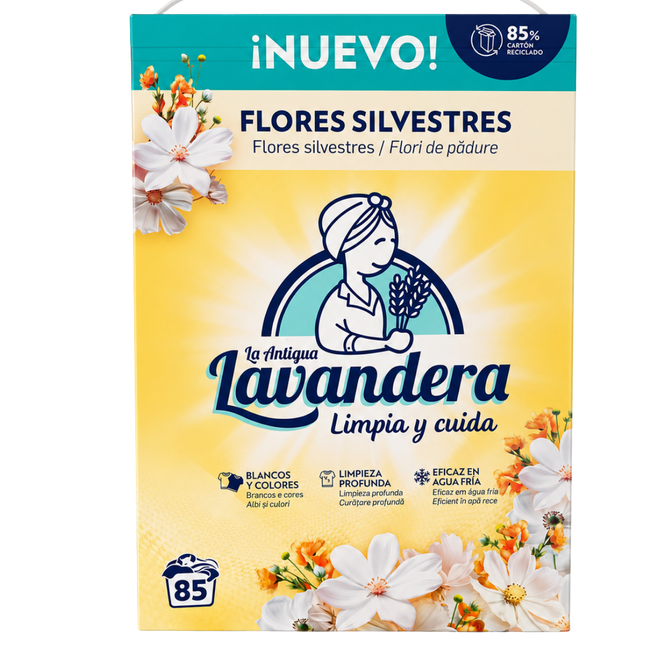 Lavandera Waspoeder Flores Silvestres – 85 wasbeurten