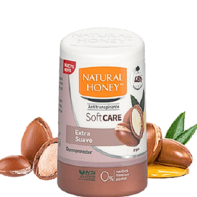 Natural Honey Roll-On Deodorant Argan 50ml