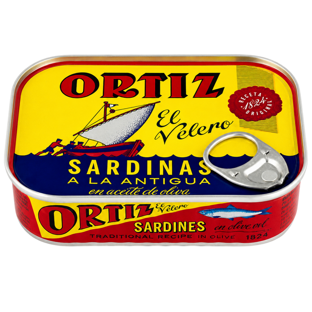 Ortiz Sardinas a la Antigua in olijfolie – 140 g