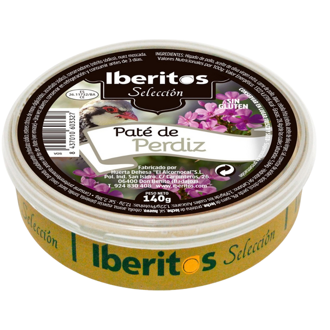 Patrijzenpaté - Paté de Perdiz de Monte