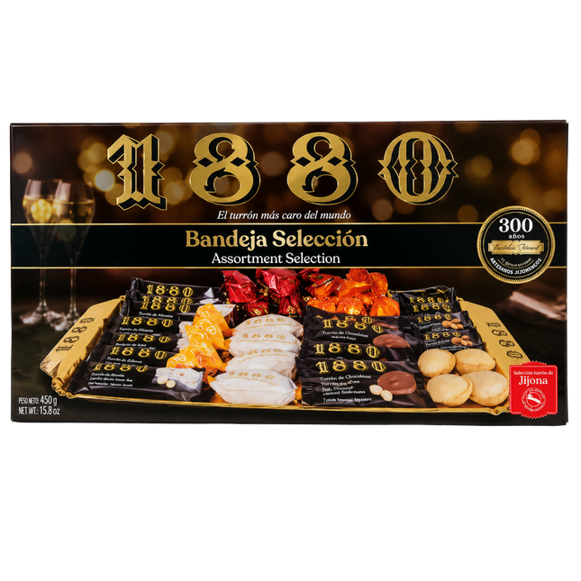 Spaanse Turrón Proefdoos 1880 450 g | 35+ Lekkernijen