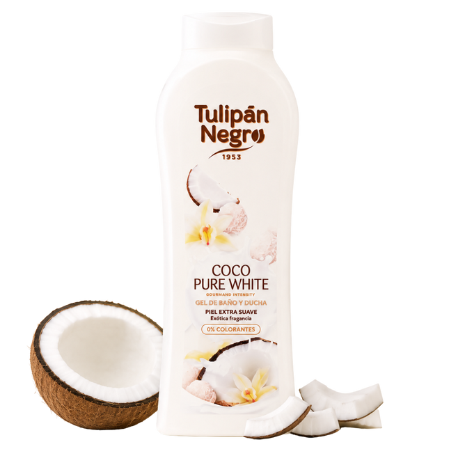 Tulipán Negro Douchegel Coco Pure White 650 ml