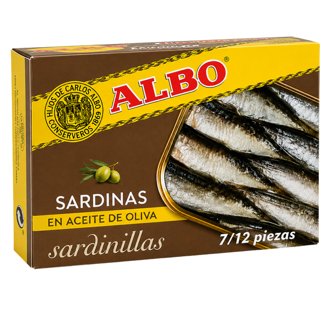 albo sardienen in olijfolie