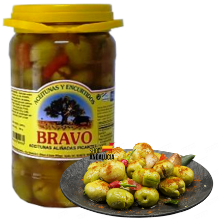 Bravo Gemarineerde Olijven Aliñadas