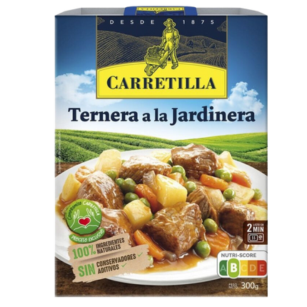 Carretilla Ternera a la Jardinera Carretilla