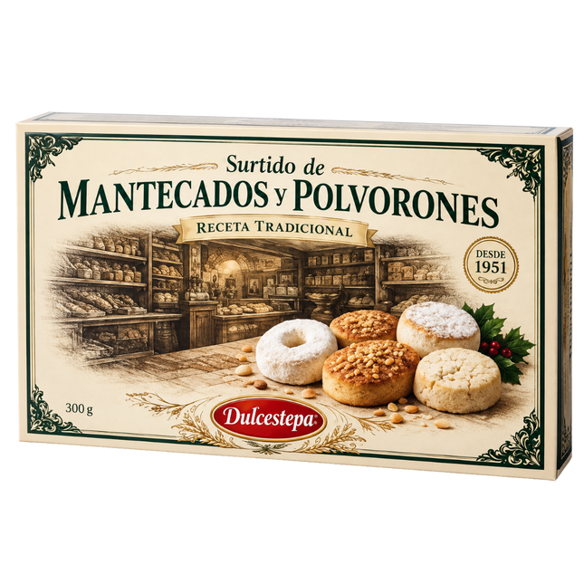 dulcestepa surtido kerstkoekjes polvorones en mantecados