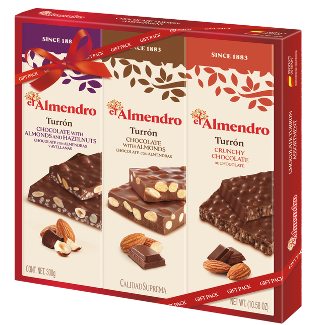 El almendro Turron Gift Pack Chocolade