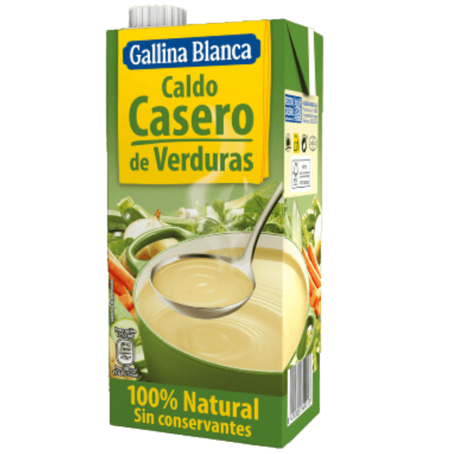 Gallina Blanca Caldo Casero de Verduras