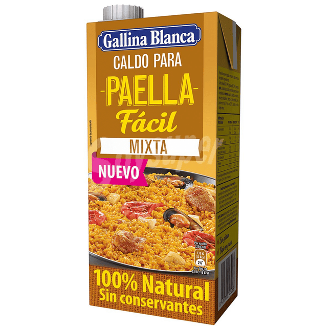 Gallina Blanca Caldo Paella Mixta