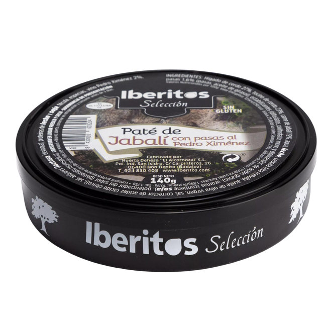 Iberitos Paté de Jabali Everzwijn Pedro Ximinez