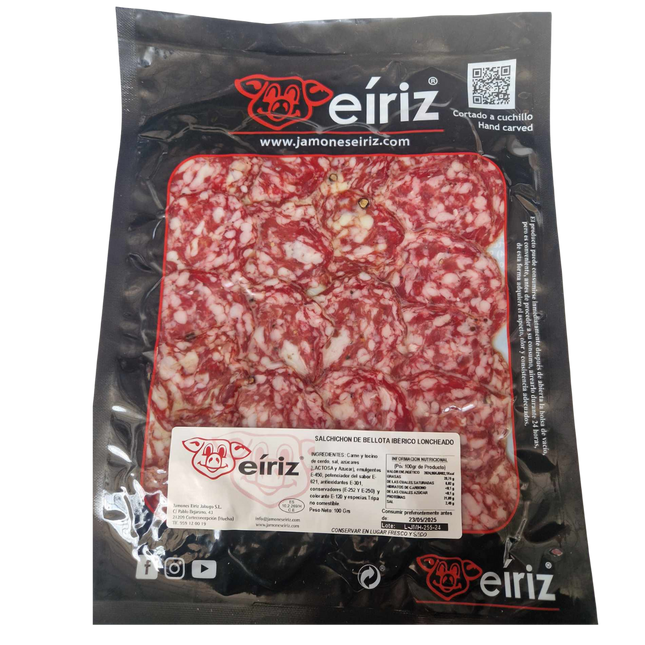 Jamones Eiriz Salchichon de Bellota Eiriz Plakjes