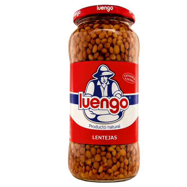 Luengo Lentejas Linzen Gekookt