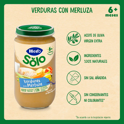 Hero Solo Verduras con Merluza (Groenten met Heek) 