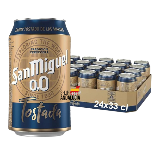 san miguel San Miguel Tostada Alcoholvrij Bier