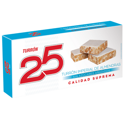Turron 25 Turron 25 Duro Sin Azucar Suikervrij