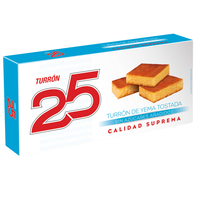 Turron 25 Turron 25 Yema Tostada Suikervrij