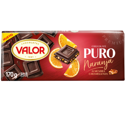 Valor Valor Puro Chocolade Orange Amandel
